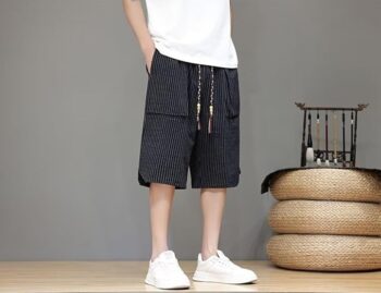 Duckhape メンズ サルエルショートパンツ